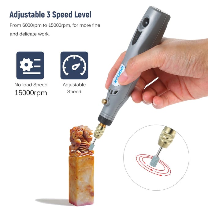 Multifunctionele Mini Handheld Elektrische Grinder Set 6000-15000rpm Power Rotary Tool Kit Oplaadbaar 21pcs