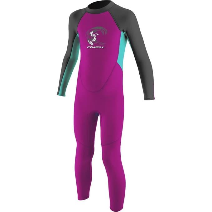 Rugwetsuit met volledige rits voor meisjes O'Neill Reactor-2 2 mm