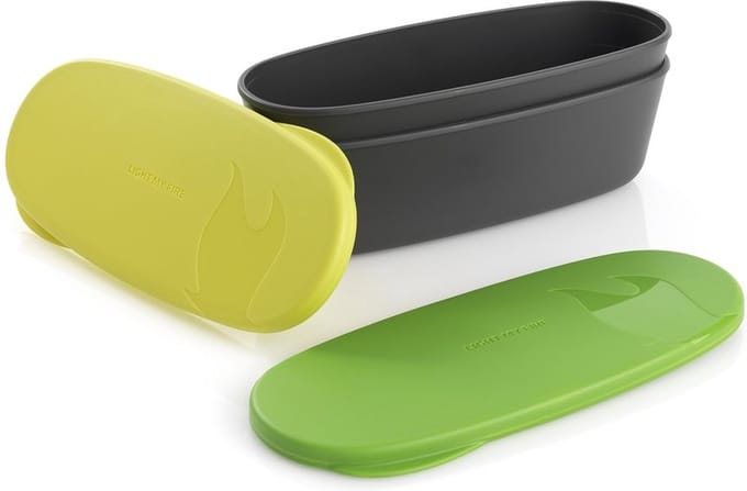 Light My Fire SnapBox Oval Lime/Green set van 2