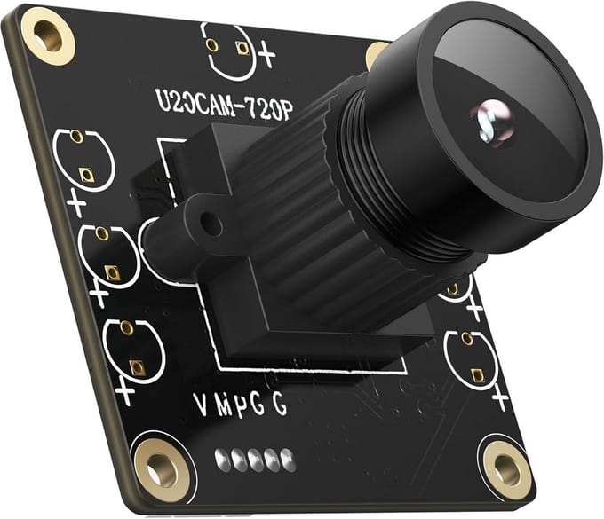 720P USB Camera Module 120° Groothoek UVC voor Raspberry Pi, Jetson Nano en Embedded Systemen