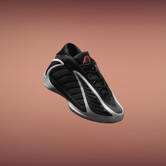 Adidas Anthony Edwards Sneakers Heren - Zwart - Maat 46 - Mesh/Synthetisch