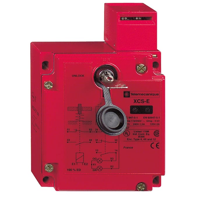 Schneider Electric Eindschakelaar M Vergrendelfunctie - XCSE7312 - E27S2