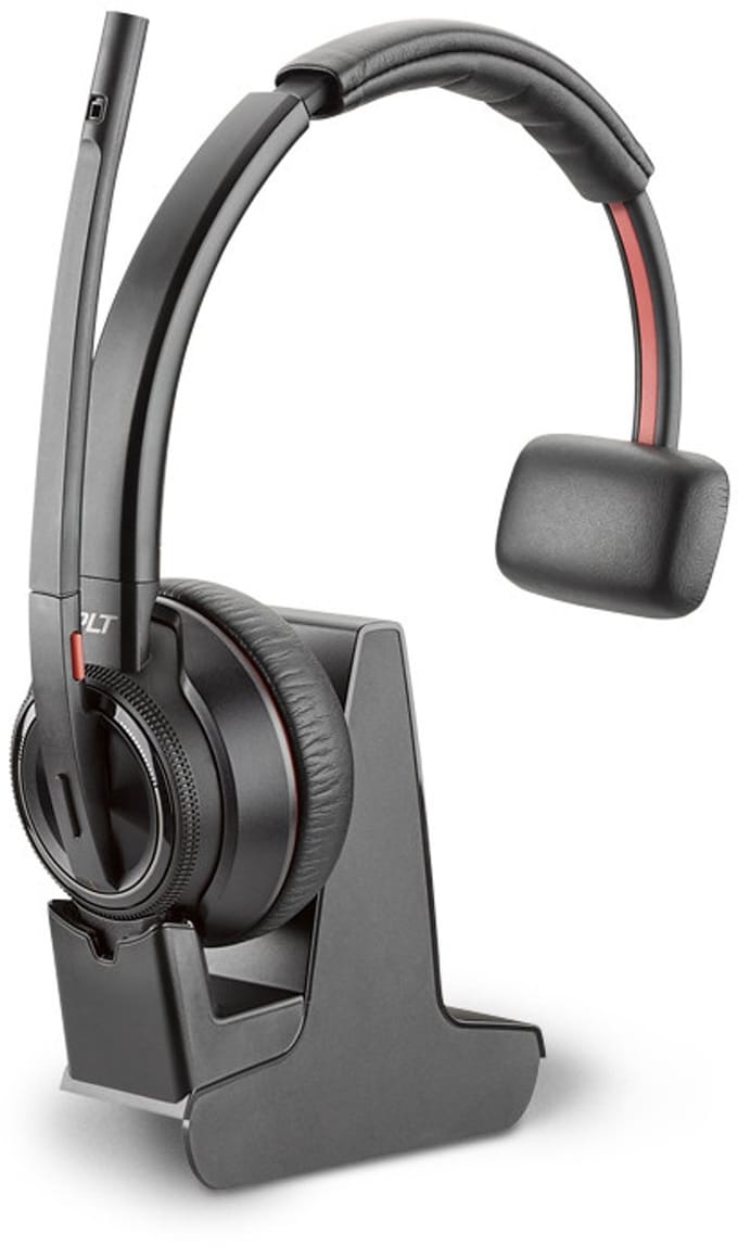 Plantronics Savi W8210 Reserve headset / uitbreidingsmodule Bluetooth Draadloos On Ear Zwart