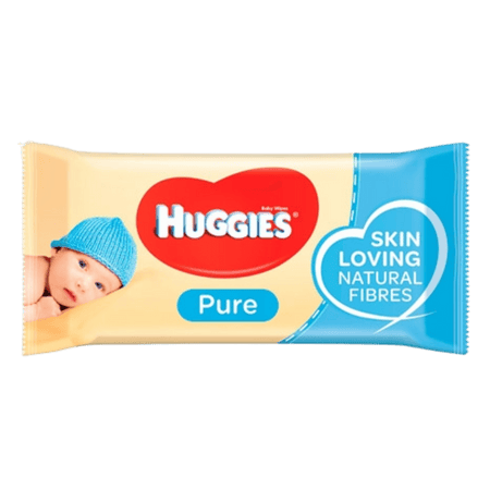Huggies - Pure - Billendoekjes - 56 babydoekjes