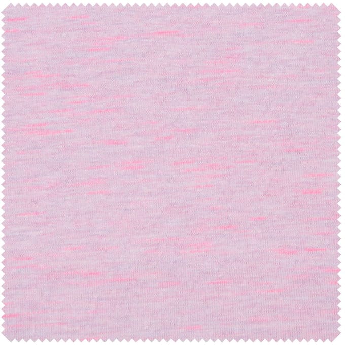 Jersey stof "Melange" - Roze-Pink