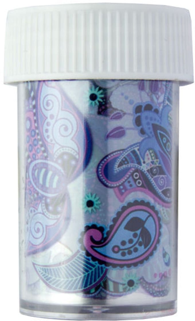DRM Transferfolie Nageldecoratie 100cm. Transparant Color 12-7