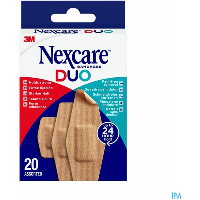Nexcare 3m Duo Pleister Assorti 20