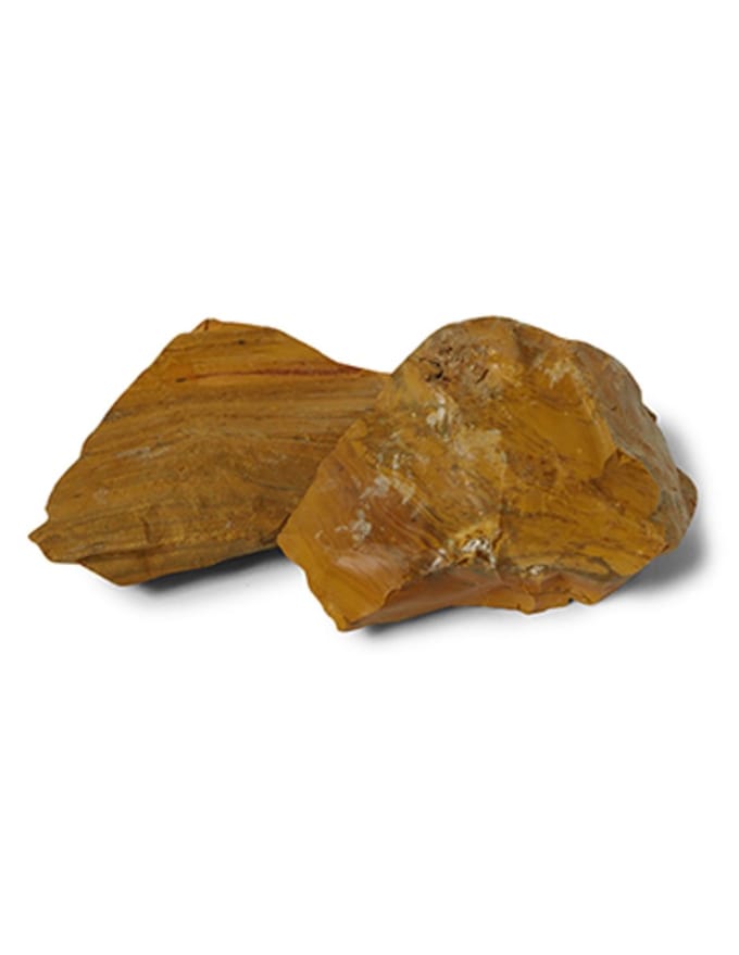 Jaspis geel Madagaskar 250 gr. ruwe brokjes