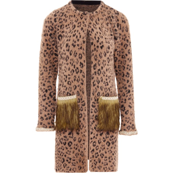 Faina Vest Dames Donker roze zwart