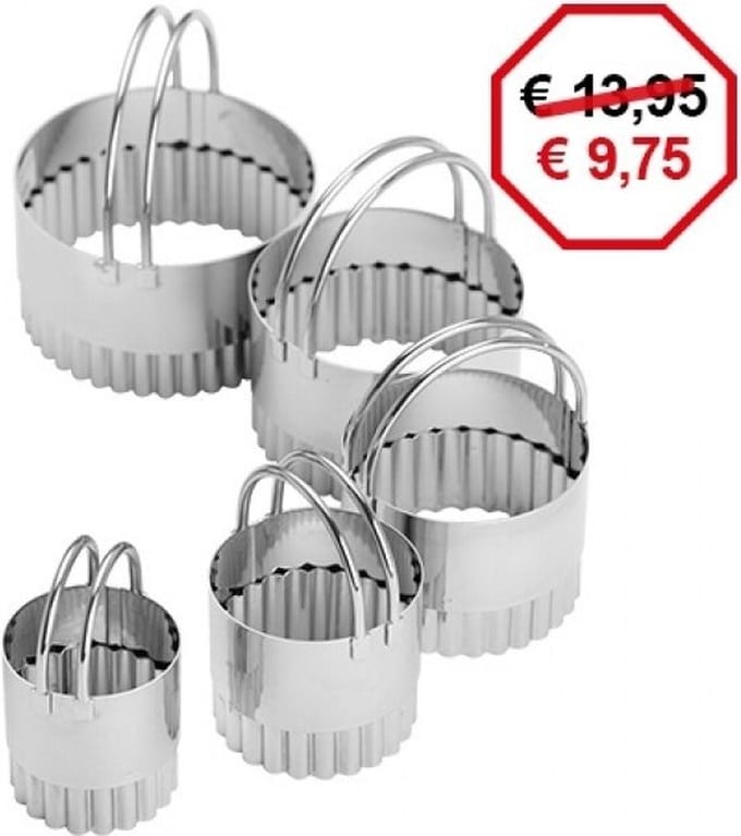 Steker-Set 5 Stuks Gekarteld - Emga 140052