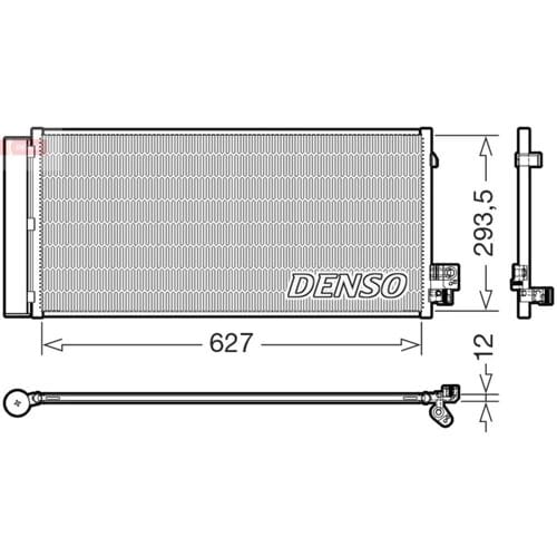 Condensor, airconditioning DENSO DCN05113