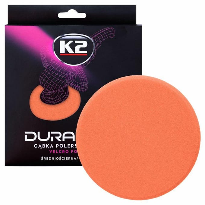 Melle K2 Duraflex L612 - Polijstschijf - Medium Abrasive - Oranje - Rzep