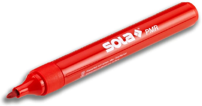 SOLA PMR Serie - Permanent Marker - Rood - Snel Drogen - Waterbestendig