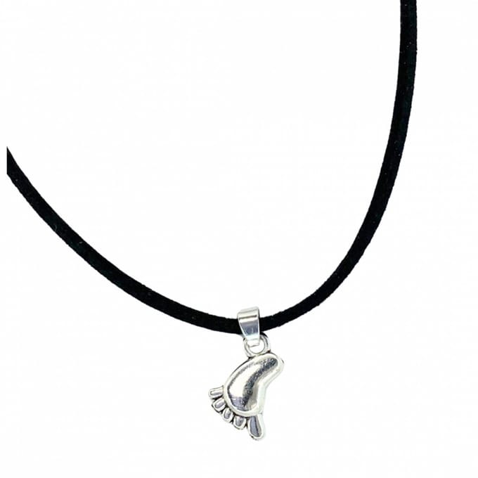 Ketting voetje zilverkleur - Charme Bijoux
