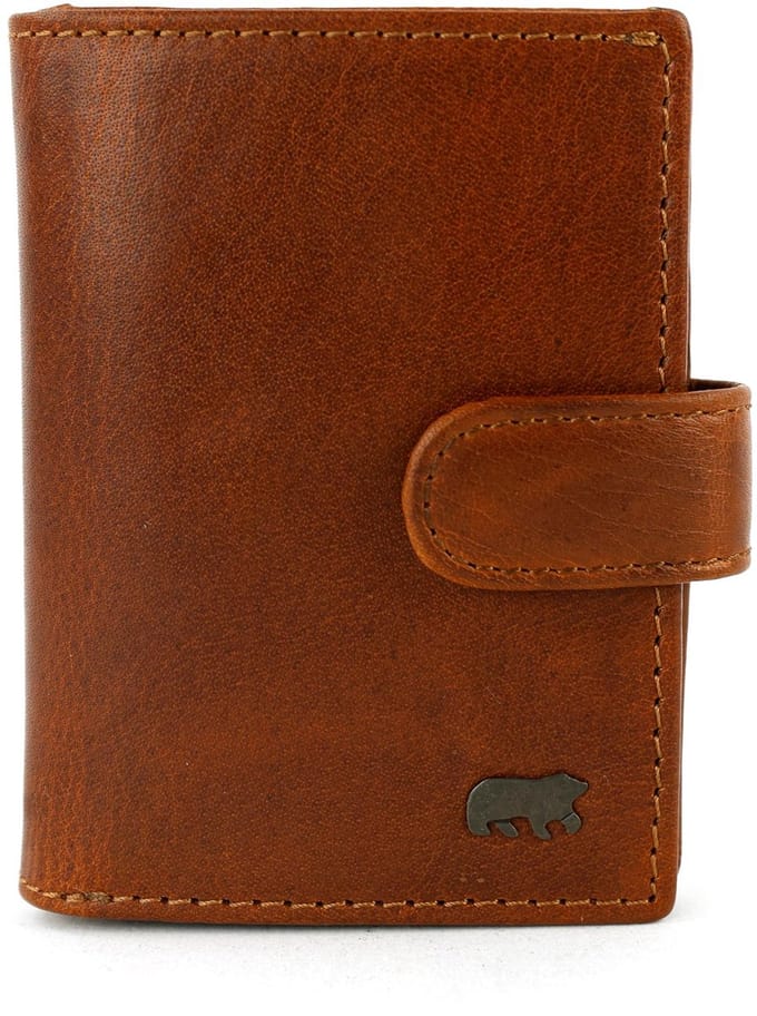 Bear Design Bobby Andorra Leren Pasjeshouder / Creditcardhouder - Cognac