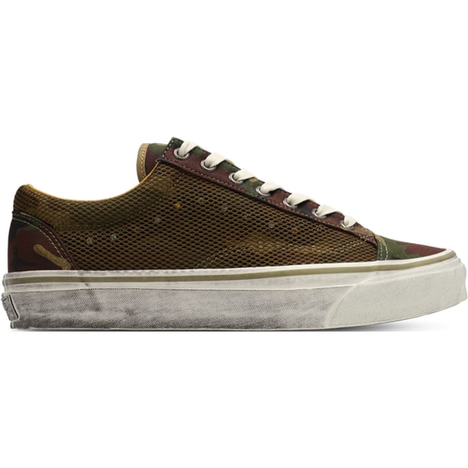 Vans Old Skool Sneakers Heren - Bruin - Maat 47 - Leer, Textil