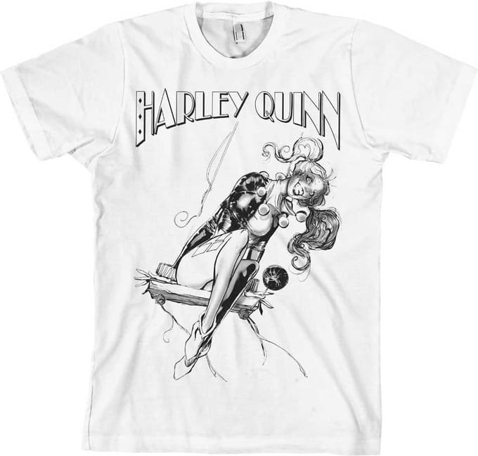 DC Comics Batman Heren Tshirt -2XL- Harley Quinn Sways Wit