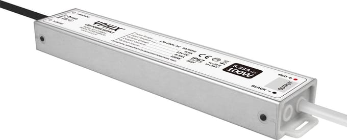 LED transformator 12V 8,3A Max. 100W IP67