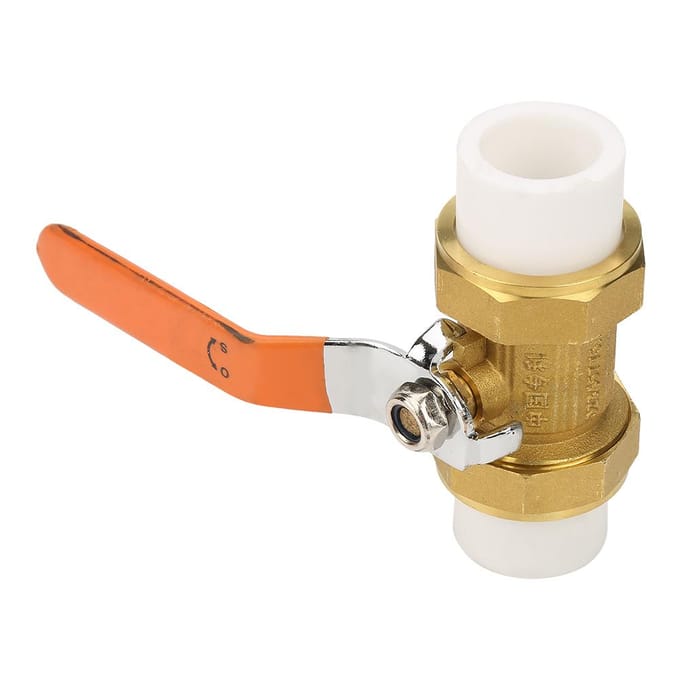 Messing Kogelkraan met Dubbele PPR Hot Melt Fitting 1 BSP DN25