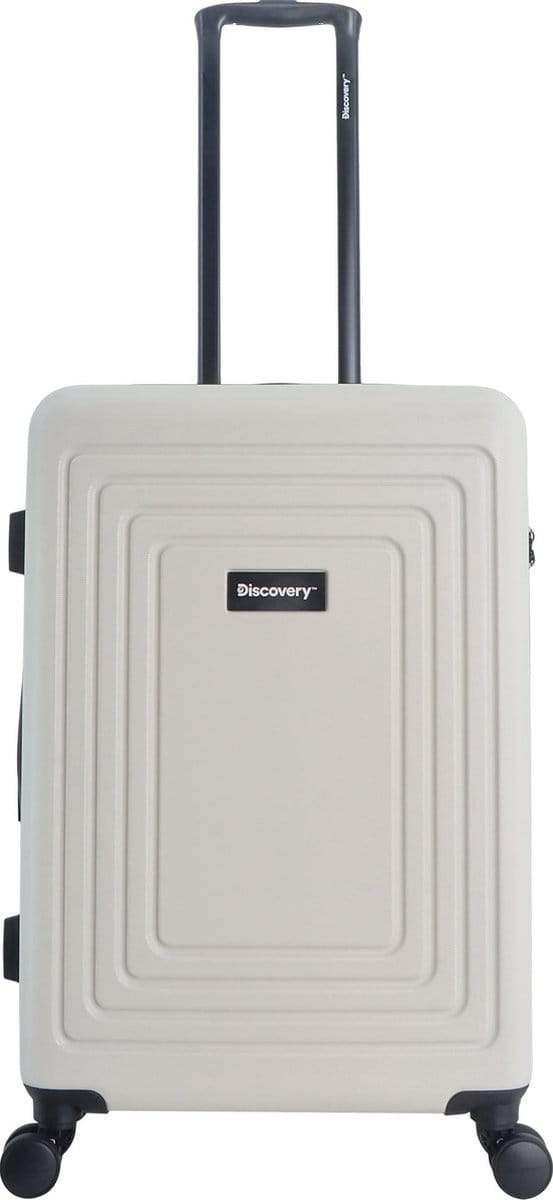 Discovery Coast Harde koffer / Trolley / Reiskoffer - Medium - 62 Liters - Wit - Wit / Medium