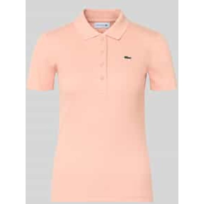 Slim fit poloshirt van puur katoen