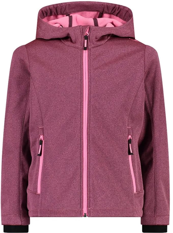 Cmp Fix Hood 3a29385n-m Softshelljack Roze 12 Years Kinderen