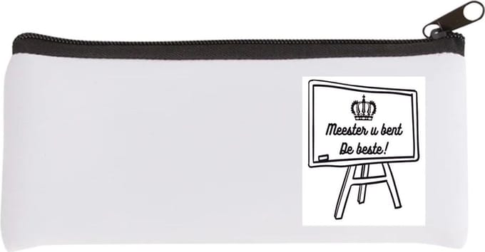 Akyol - meester u bent de beste Etui - Meester - meester - leraar - 20 bij 9 cm