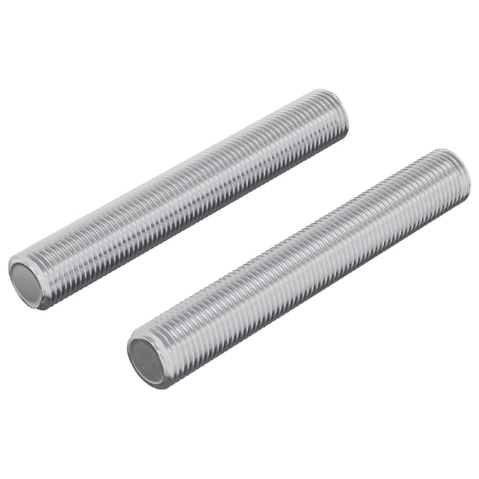 vidaXL Draad Stang 2 pcs Zilver 8 x 55 mm Staal
