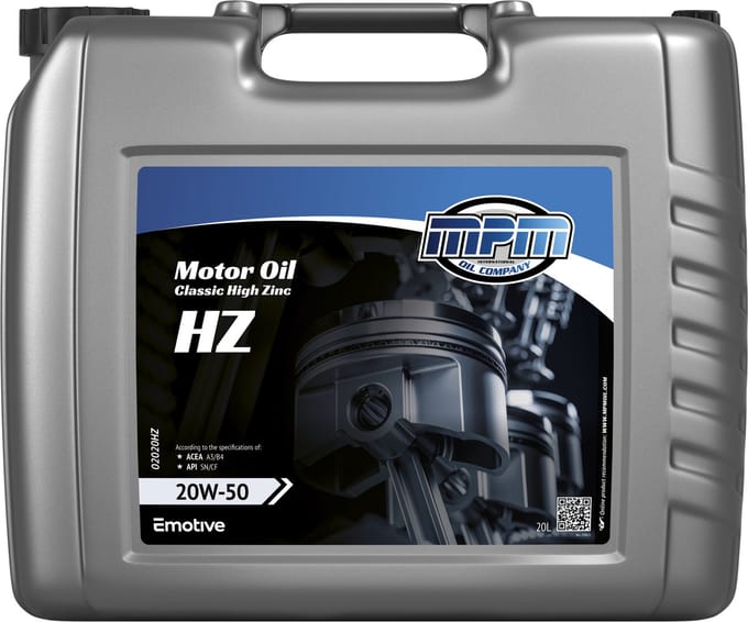 MPM Motorolie 20w50 classic high zink - 20 liter