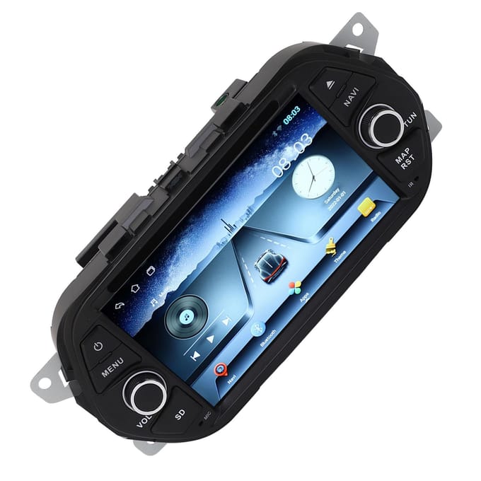 Autoradio 7 pouces Écran Tactile pour Android 12 Wifi Bluetooth Navigation GPS Carplay Sans Fil Remplacement pour FIAT TIPO EGEA