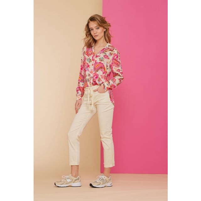 Geisha Jeans Jeans 41012 10 Off-white Dames Maat - XS