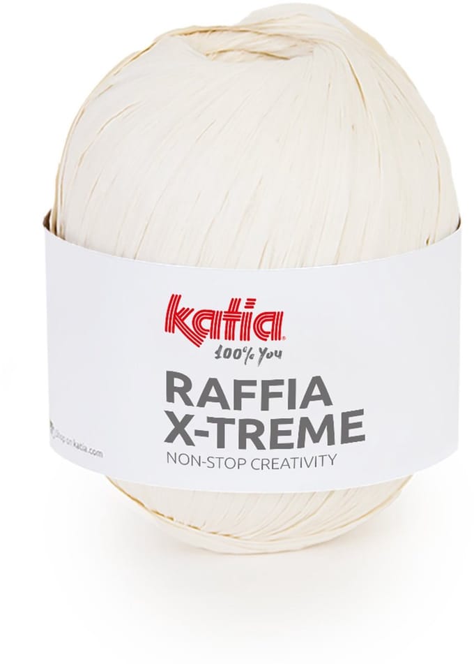 Katia Raffia X-Treme - 101 Ecru - Biologische Viscose Lintgaren