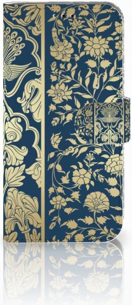 Samsung Galaxy A40 Hoesje Beige Flowers