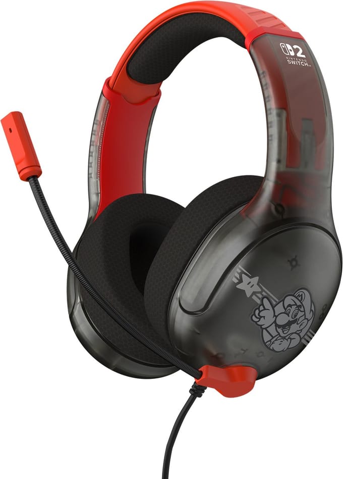 Turtle Beach Airlite Fit Wired Gaming Headset - Mario Star for Nintendo Switch 2