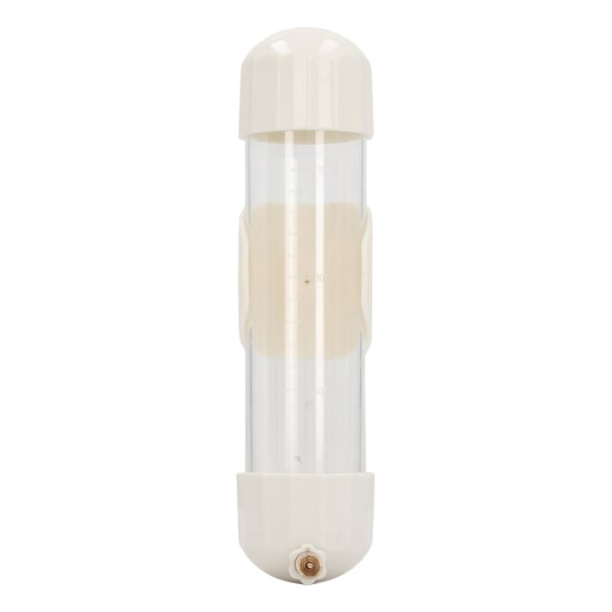Vogelkooi Waterbak Lekvrij Automatische Papegaai Waterdispenser voor Klein Middelgroot Groot L wit