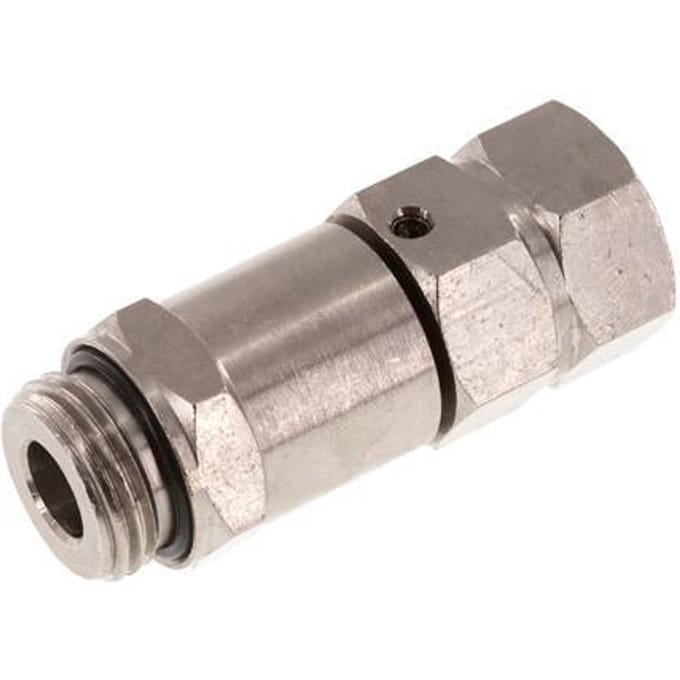 G 1/2'' M/F Vernikkeld Messing Draaidoorvoer 10 Bar - High speed - FL2S-MF-BNN-012G-QV