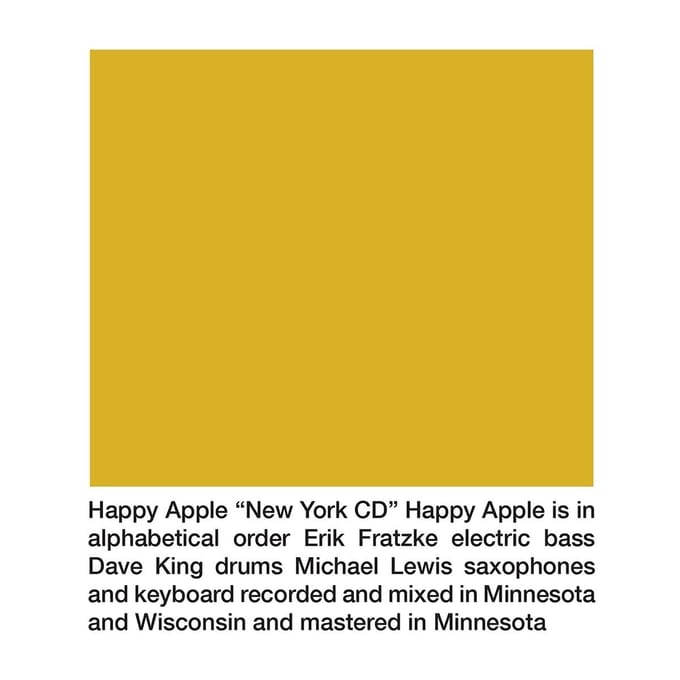 Happy Apple - New York (CD)