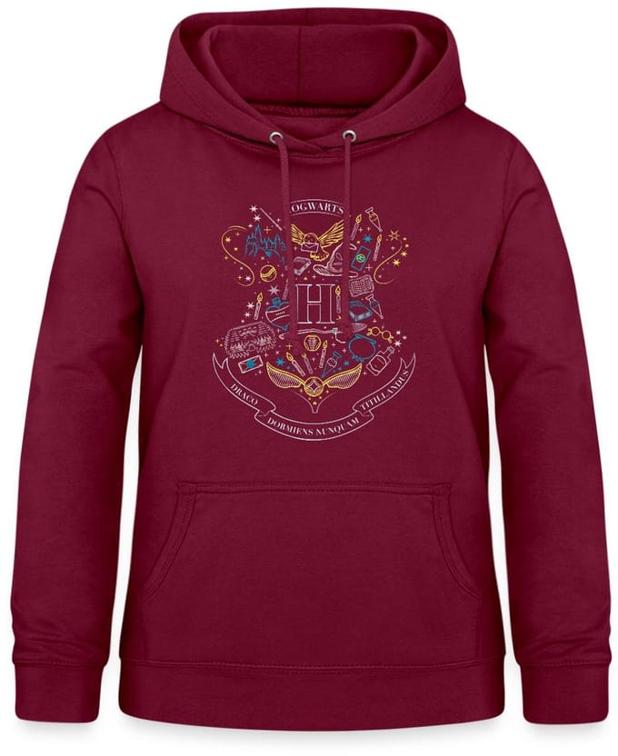 Harry Potter Hogwarts onderdelen Hoodie Dames