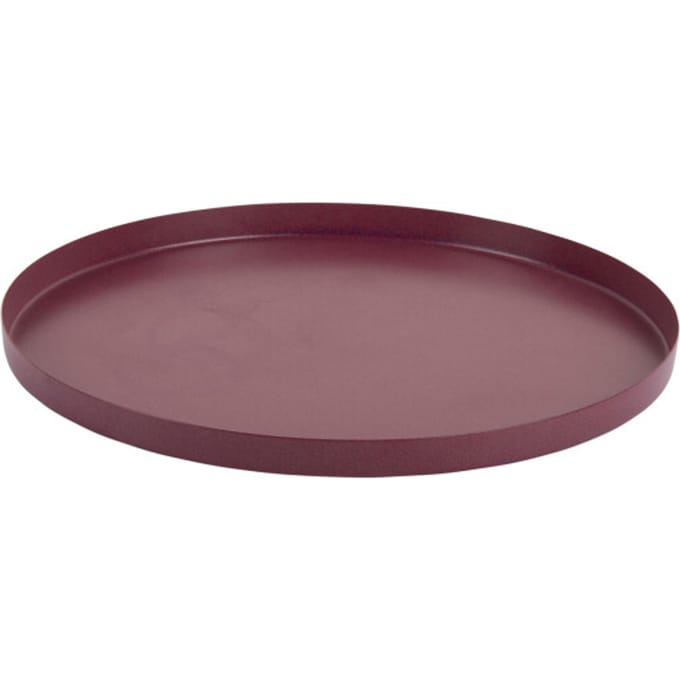 Present Time - Dienblad Servir Rond Extra Small - Dark mauve