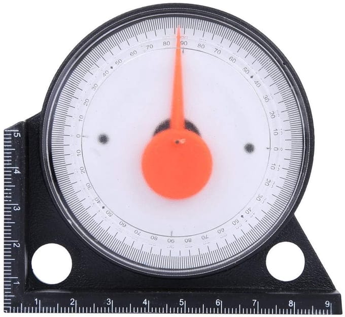 Dailygoods- Hellingsmeter - Verstelbaar - Multifunctioneel - Niveau Meter - Precisie Meetinstrument - ABS/Acryl Materiaal