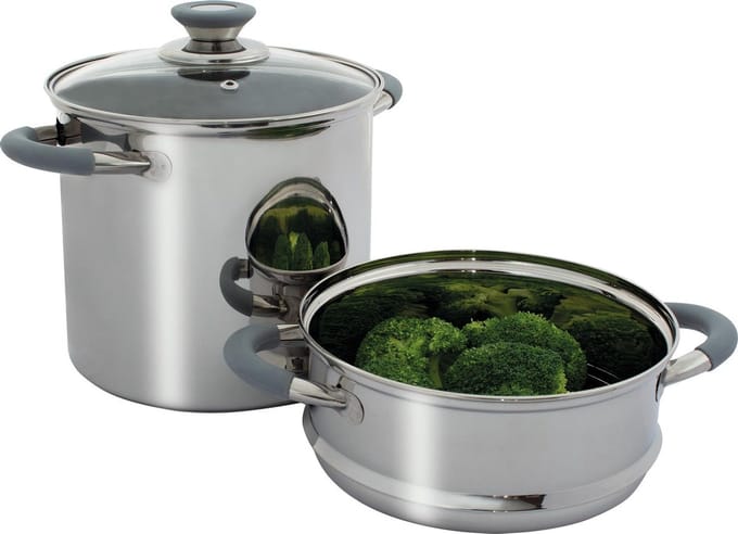 Eurotrail Kookpan met Stomer Corby 18 cm Rvs  3-delig