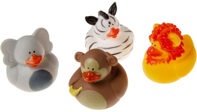 Duckiez Eend Wilde Dieren - 4 stuks