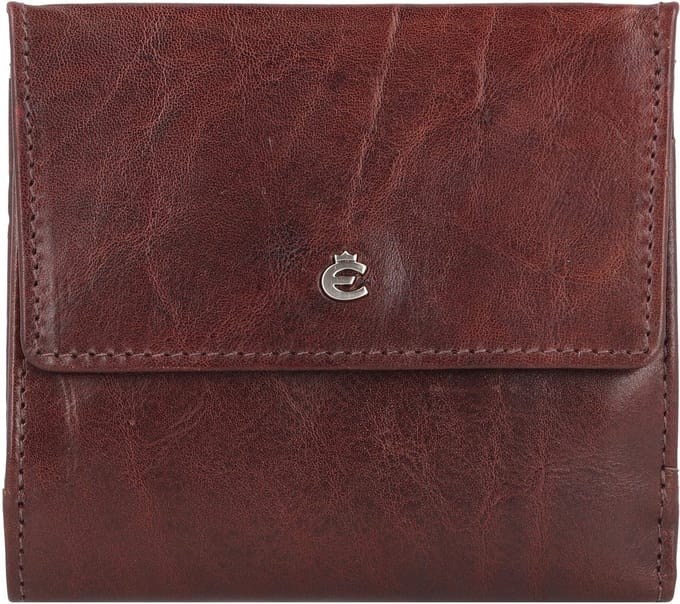 Esquire Weense doos Portemonnee Toscana Leather Wallet Coffee Donkerbruin