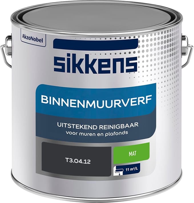 Sikkens - Binnenmuurverf Mat - T3.04.12 - Mengverf - 2,5 L