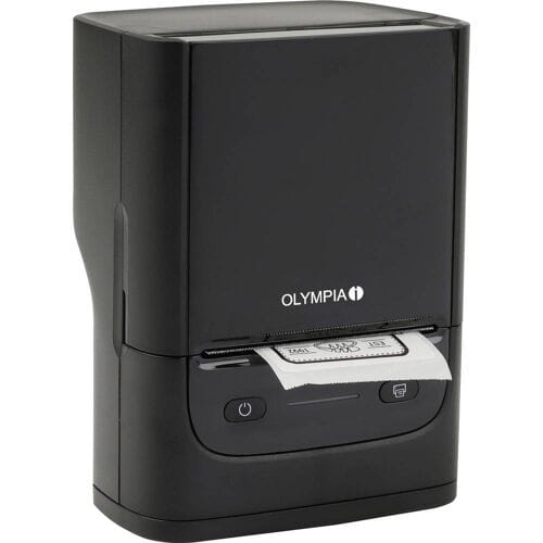 Olympia Thermische Label Printer P220 Wireless Zwart - Incl. smartphone app - Bluetooth - USB - Incl. etiketten - Thuis | Kantoor | Hobby