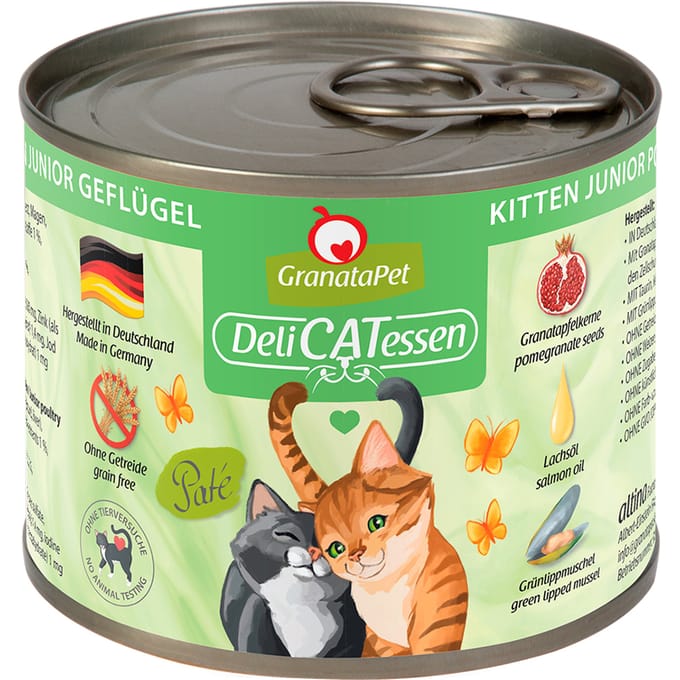 Spaarpakket Granata Pet DeliCatessen 24 x 200 g Kattenvoer - Kitten Gevogelte