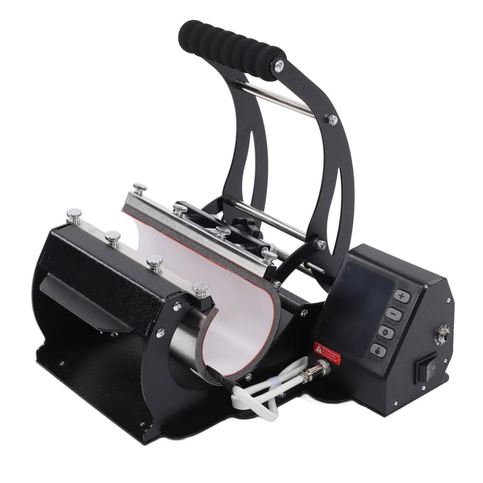 Mokpers Multifunctioneel Dye Sublimatie Groot LCD Roestvrij Staal Automatische Aftelling Nauwkeurig US Plug