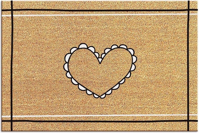 MD Entree - Deurmat - Kokosmat - Finesse - Heart - 40 x 60 cm