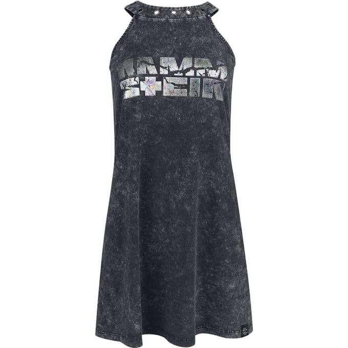 Rammstein Mini-jurk - S tot 3XL - voor Vrouwen - donkergrijs