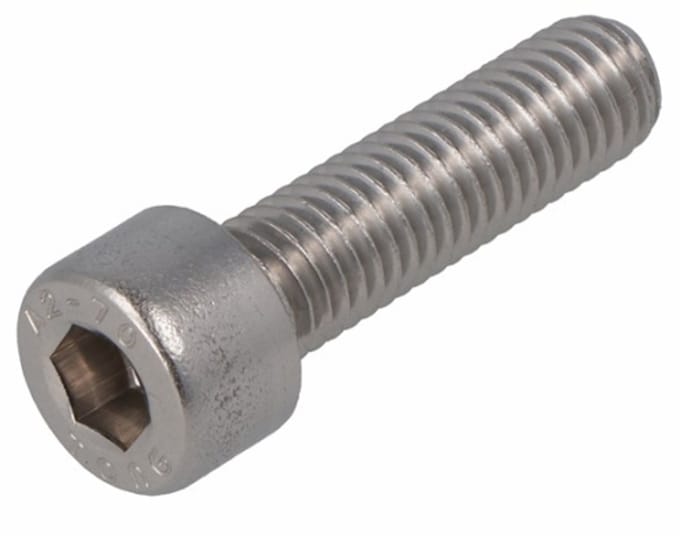 Binnenzeskantbout RVS A2 M6x20 – DIN 912 – per 6 stuks – cilinderkop - cilinderschroef – inbuskop